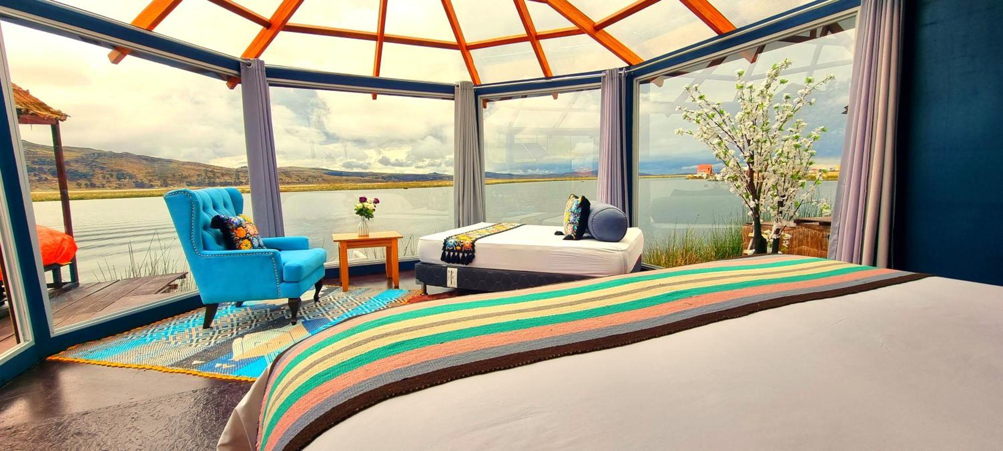 פונו Uros Kay Pacha Lodge חדר תמונה