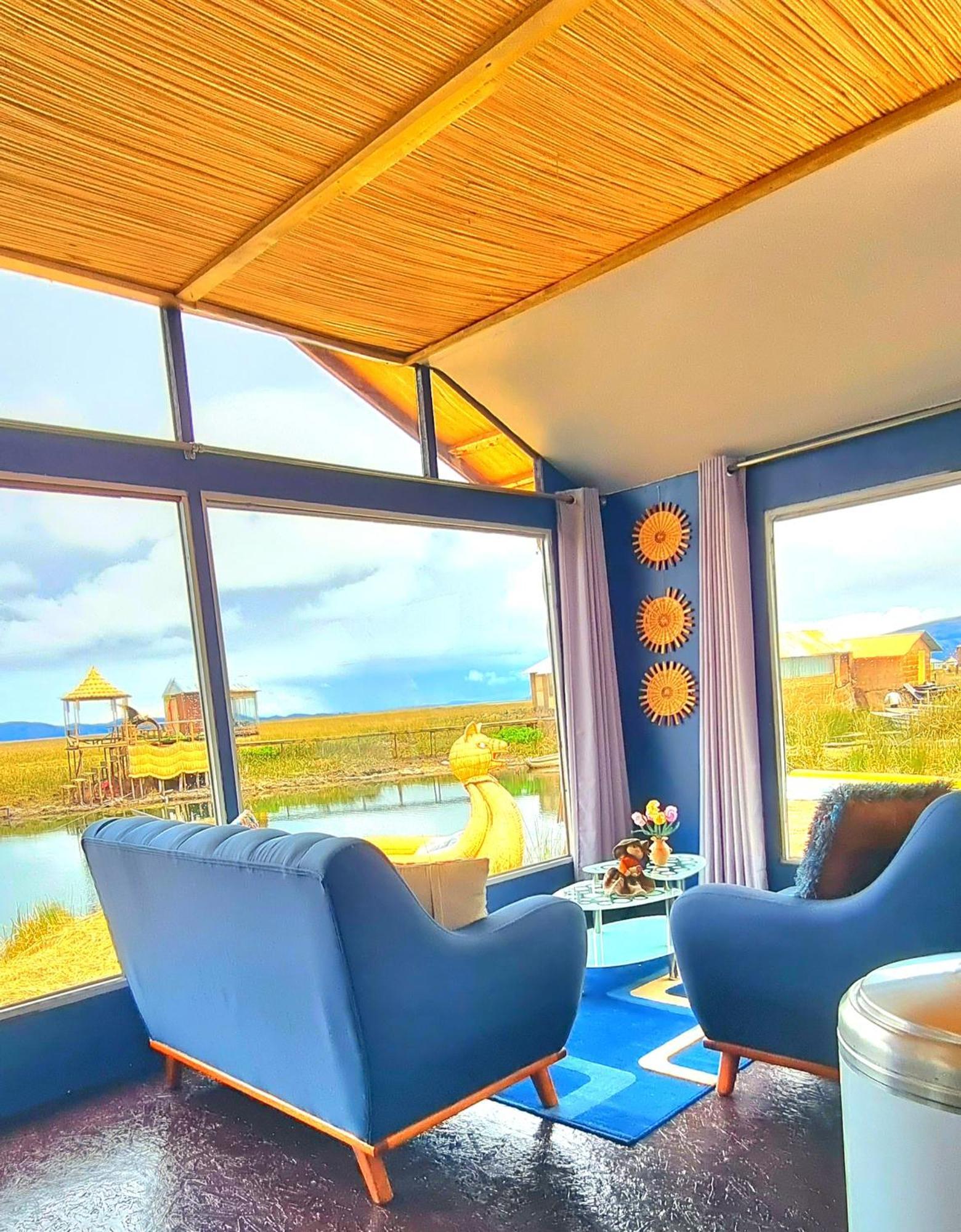 פונו Uros Kay Pacha Lodge חדר תמונה