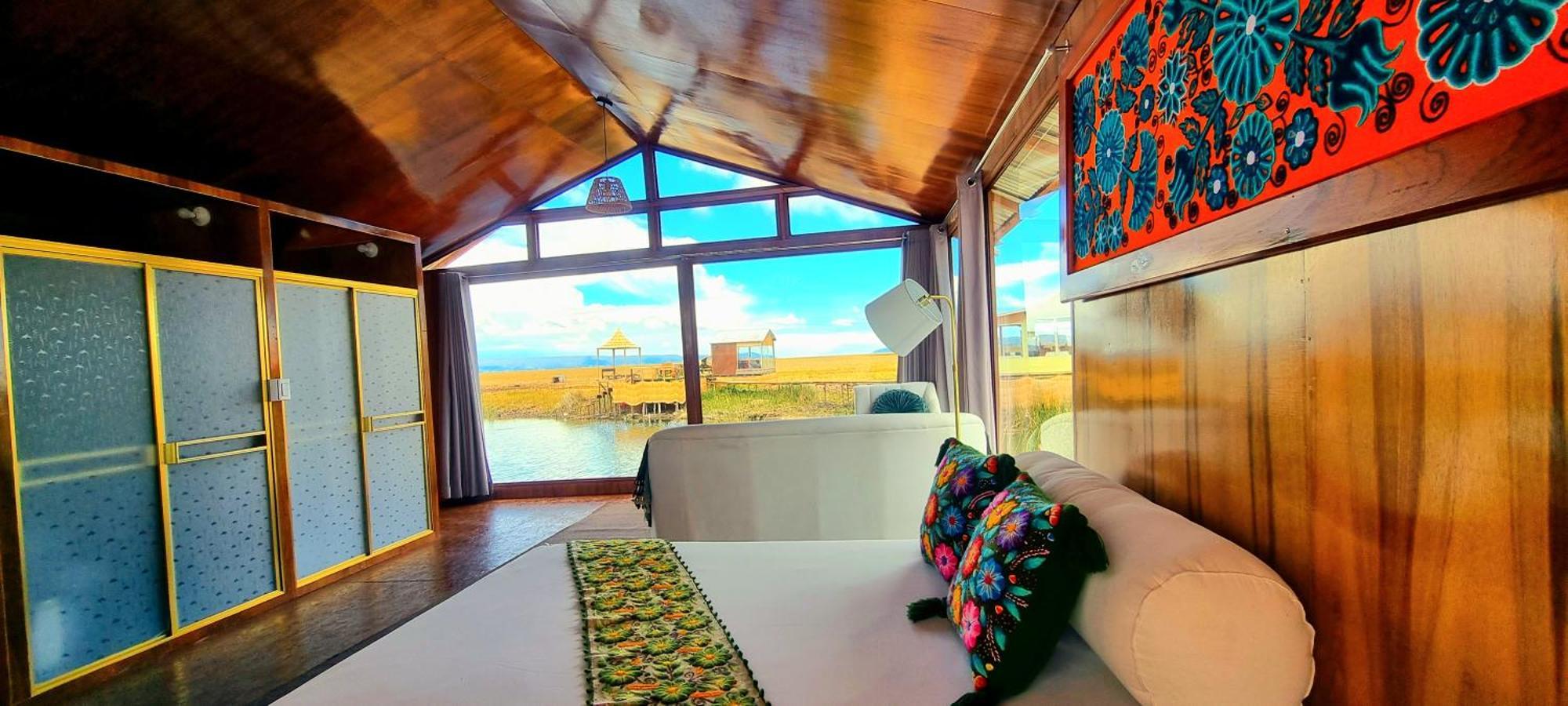 פונו Uros Kay Pacha Lodge חדר תמונה