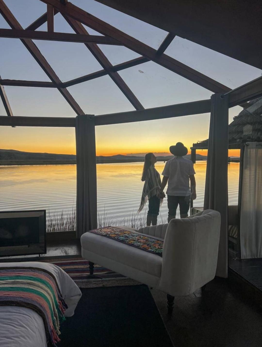 פונו Uros Kay Pacha Lodge חדר תמונה